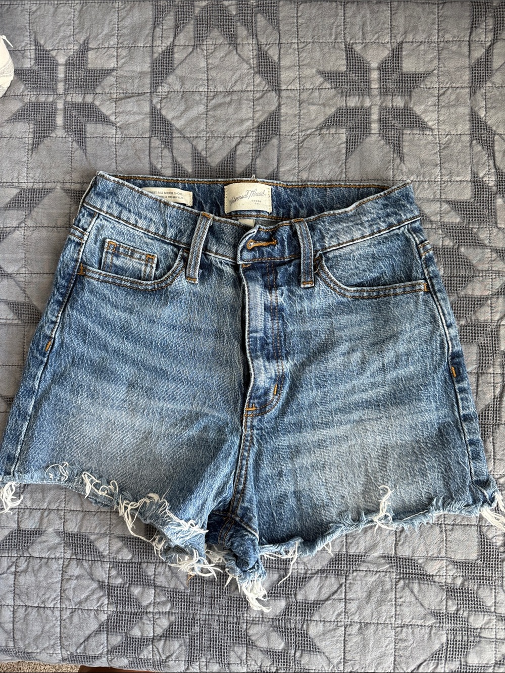 Universal Thread Light Blue Distressed Denim Cutoff Shorts